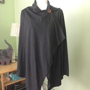 Feminine Single Button Cape